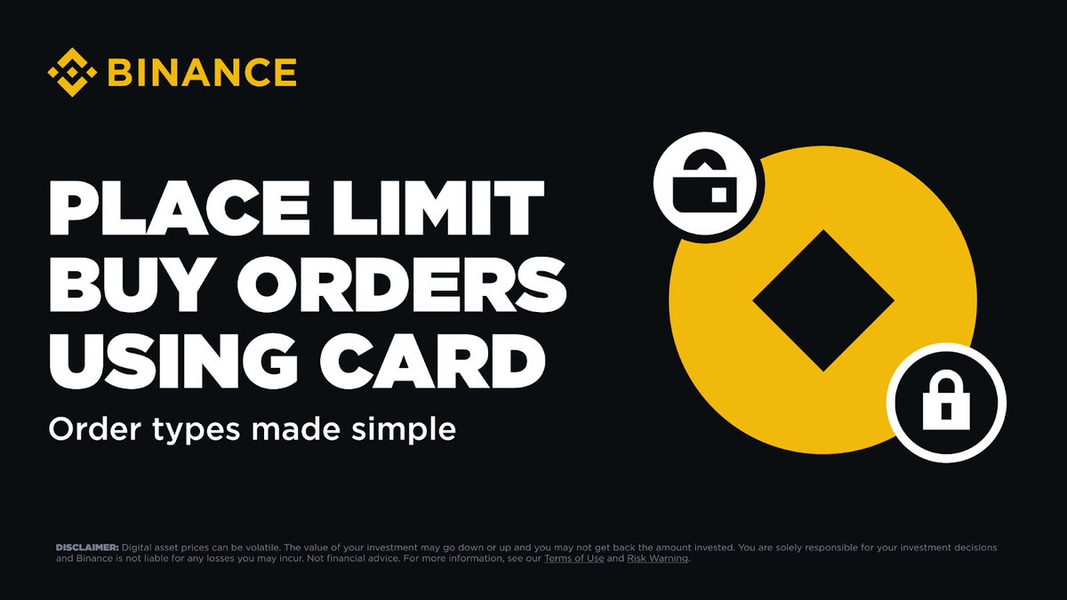 Binance, Kredi/Banka Kartıyla Limit Alım Emri Özelliği Sunuyor