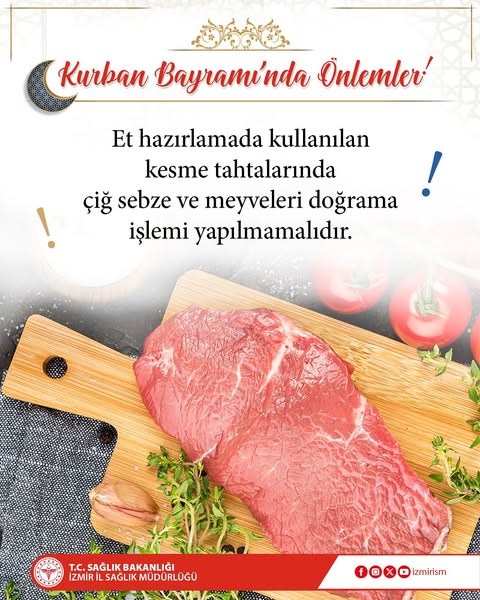 İzmir İl Sağlık Müdürlüğü Kurban Bayramı Önlemlerini Artırdı