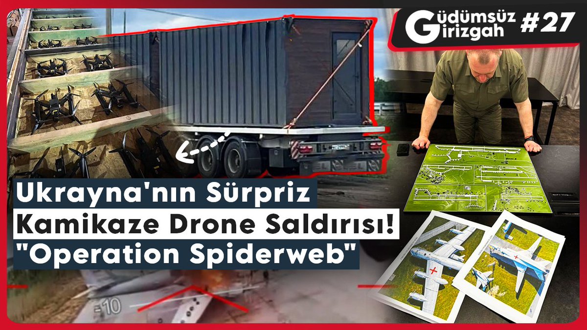Ukrayna'dan Rus Hava Üslerine Kamikaze Drone Saldırısı