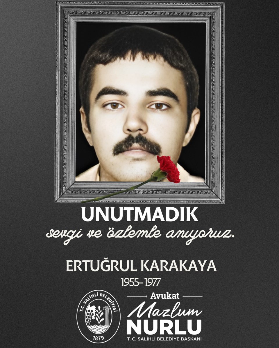 Salihli Belediyesi, ODTÜ'de Hayatını Kaybeden Ertuğrul Karakaya'yı Andı