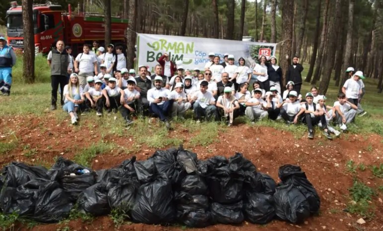 “Orman Benim” kampanyasında 360 ton atık toplantı