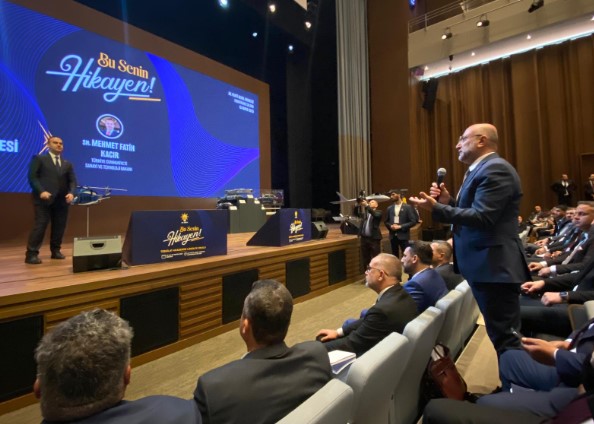 AK PARTİLİ ŞAHİN'DEN ANKARA'DA GÜÇLÜ MESAJ