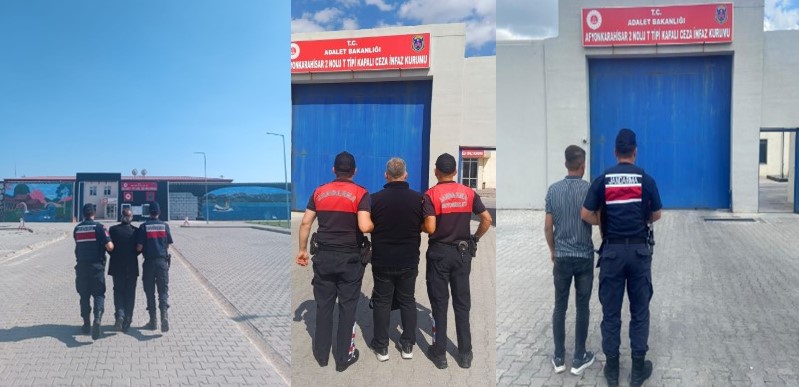  Afyonkarahisar’da Son Bir Haftada 4 Aranan Şahıs Jandarma Tarafından Yakalandı