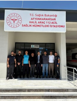 Sağlık Müdürü Öztürk (ASM) ve acil sağlık hizmetleri istasyonu (ASHİ) olarak hizmet verilecek sağlık kuruluşunu ziyaret etti.