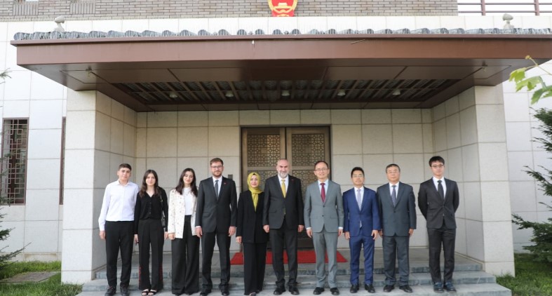 İhsan Beşer, Büyükelçi Jiang Xuebin tarafından ağırlandı