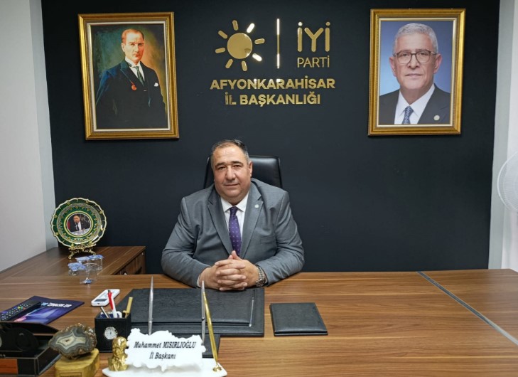 İYİ Parti Afyonkarahisar İl Başkanı Muhammet Mısırlıoğlu’nun Zabıta Haftası Kutlama Mesajı