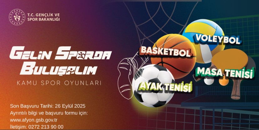 Kamu Spor Oyunları Başlıyor: “Gelin Sporda Buluşalım”