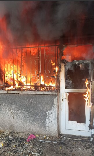 Afyonkarahisar’da Marulcu Mahallesi’nde Yangın Paniği