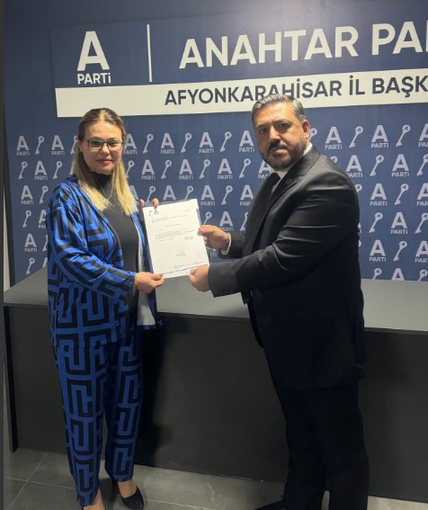 Anahtar Parti Emirdağ ilçe başkanı Mazbatasını Aldı