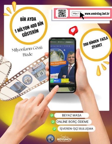 Emirdağ Belediyesi’nin Web Sitesine Rekor Ziyaret