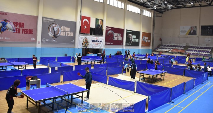 Afyonkarahisar’da Okul Sporları Gençler Masa Tenisi Müsabakaları Tamamlandı