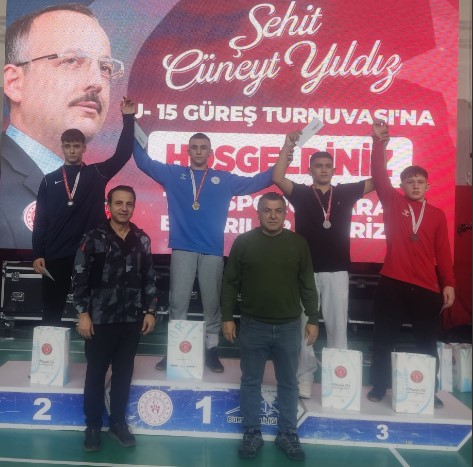 Bursa’da Düzenlenen Cüneyt Yıldız U-15 Güreş Turnuvasında Afyonkarahisarlı Sporcumuzdan Önemli Başarı