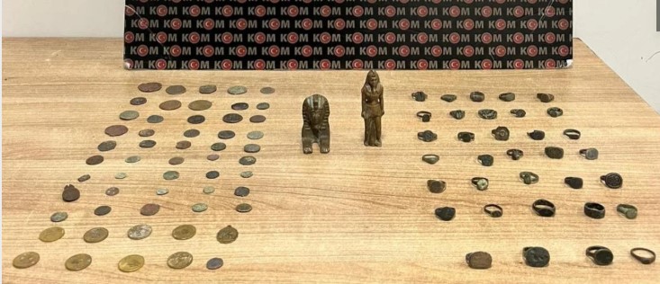 91 Parça Tarihi eser Ele Geçirildi