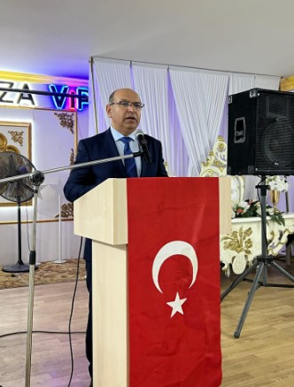 NUSAYBİN’DE BAYRAĞIMIZA YAPILAN ALÇAK SALDIRIYI ŞİDDETLE KINIYORUZ