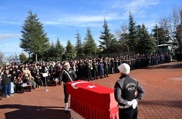 Afyonlu Polis Memuru Yıldırım Son Yolculuğuna Uğurlandı