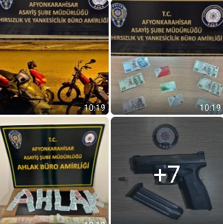 Afyonkarahisar’da 42 Aranan Şahıs Yakalandı