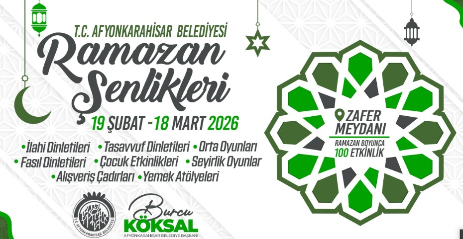 AFYONKARAHİSAR RAMAZAN’A HAZIR